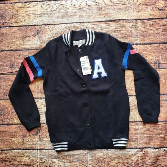 Pink Republic Varsity Letterman Sweater - Picture 1 of 5